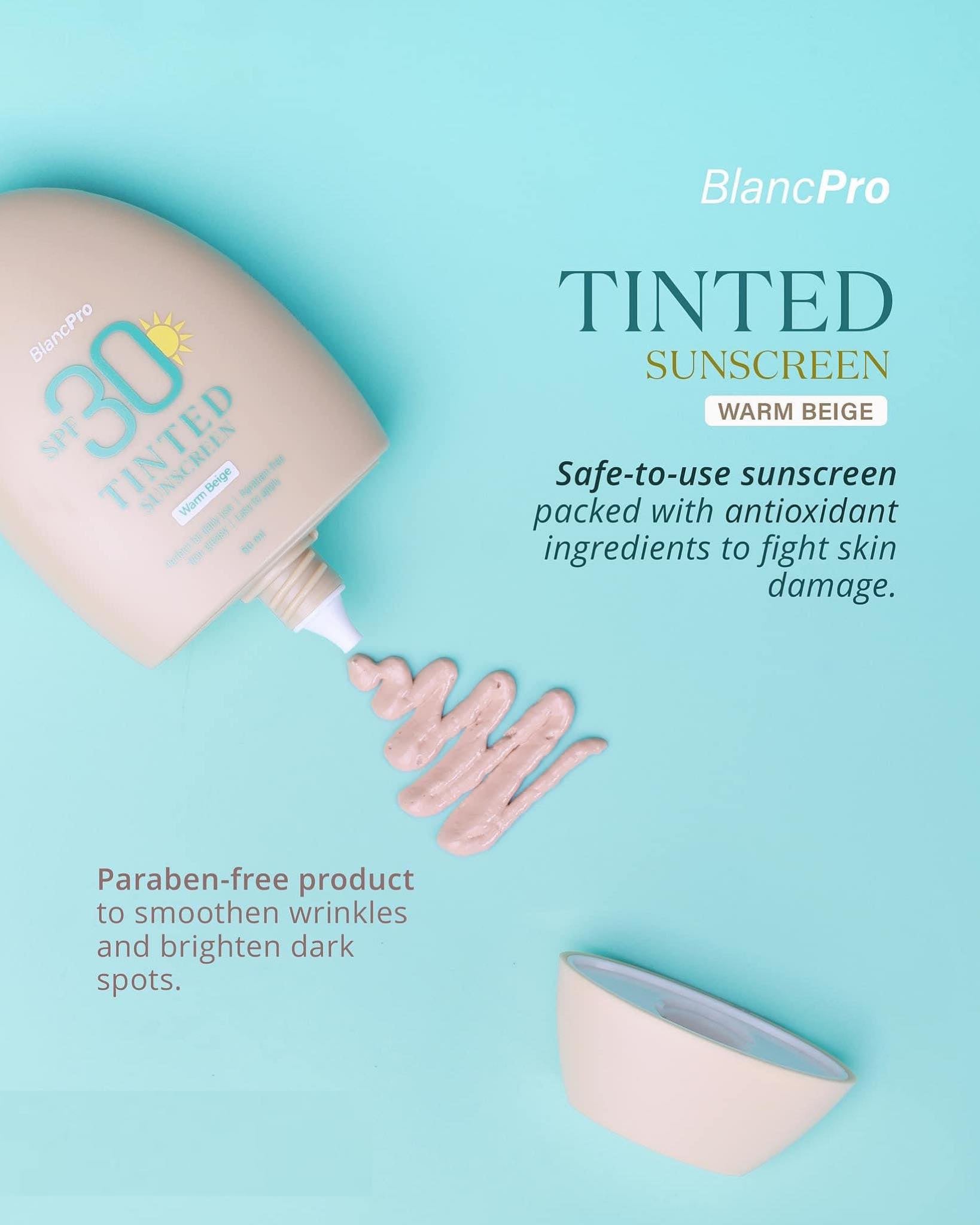 BlancPRO Tinted Sunscreen SPF 30 - Warm Beige