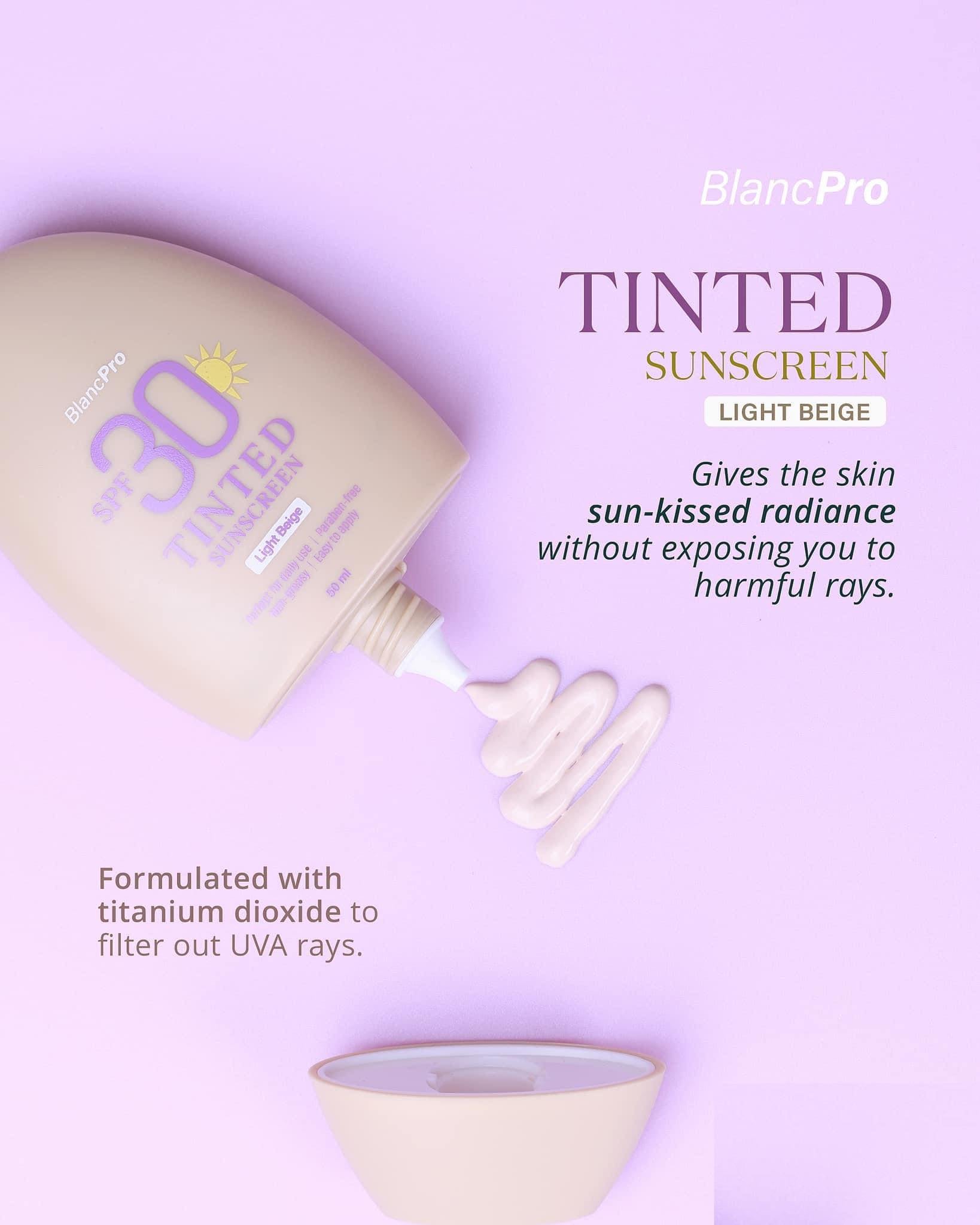 BlancPRO Tinted Sunscreen SPF 30 - Light Beige