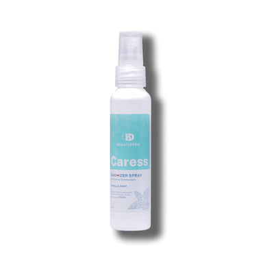 Caress Sanitizer Spray with Natural Disinfectants, Vanilla Mint, 50ml, by Beautederm