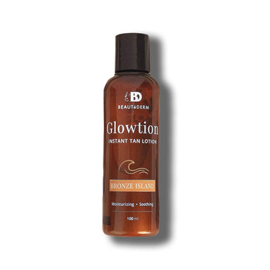 Beautederm Glowtion, Instant Tan Lotion, Bronze Island, 100ml, Moisturizing & Soothing