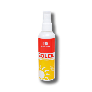 Soleil Sunscreen Mist, SPF70, 100ml, by Beautederm